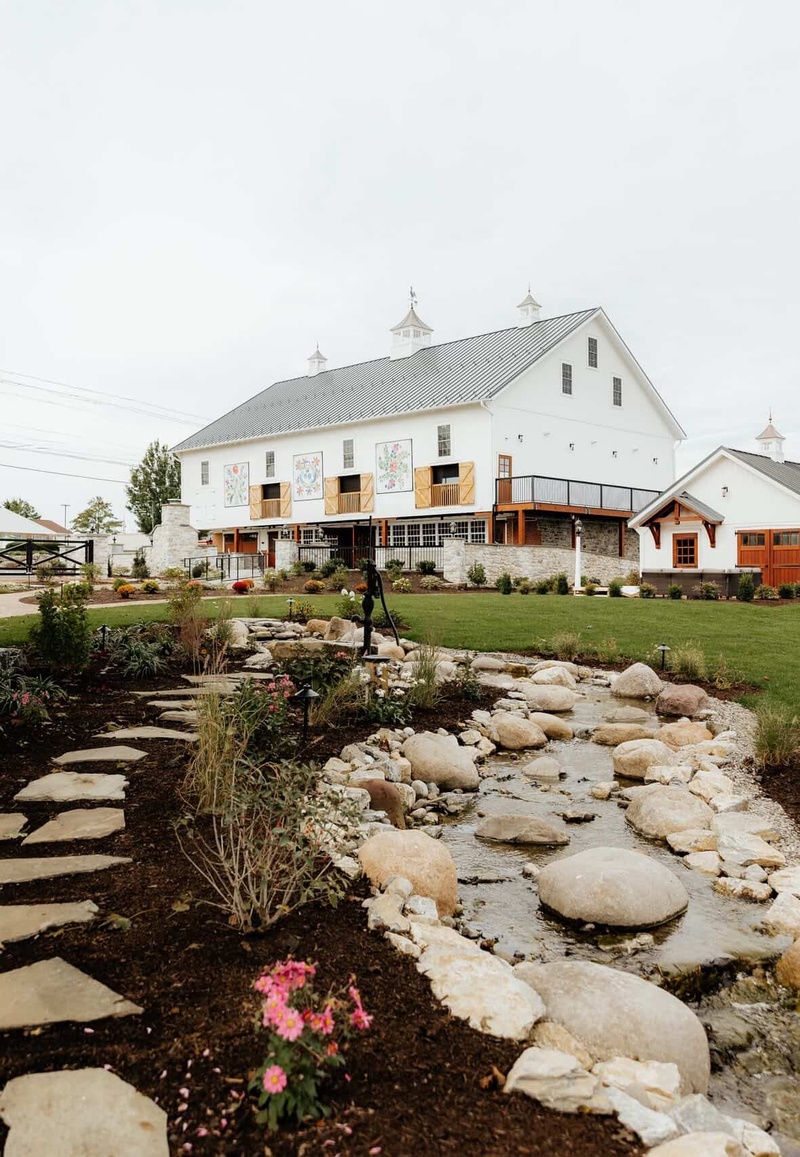 Kissel Valley Farm Wedding Venue Exterior of Kissel Valley Farm wedding barn in Lititz, Pennsylvania