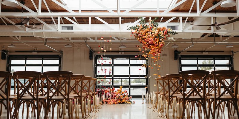 The Booking House industrial wedding venue in Lancaster, PA